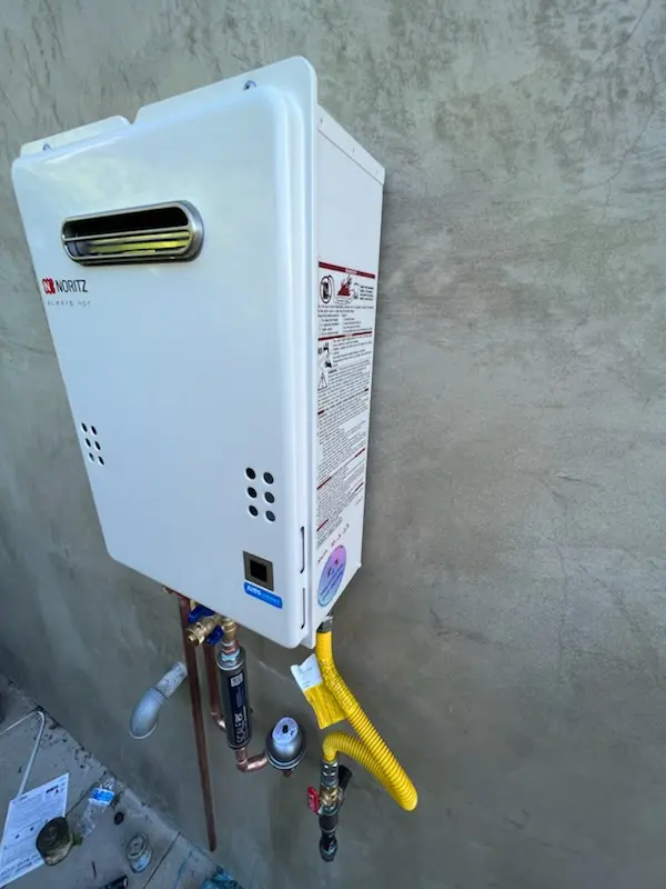Tankless water heater installation for Burnside homes